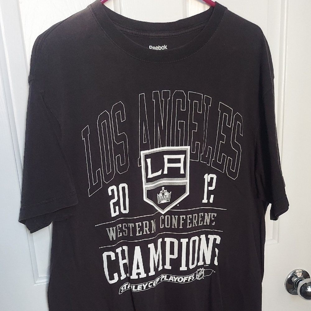 Reebok Black Los Angeles Champions Tee